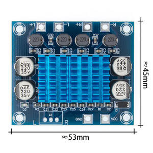 XH-A232 30W+30W Carte d'amplificateur de puissance audio numérique stéréo 2.0 canaux DC 8-26V 3A - Product Image 1