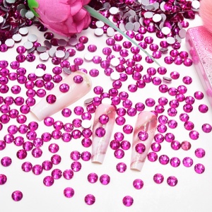 Strass en verre AB en forme de rose, à dos plat, à fixation à froid (non thermocollants), pour ongles, gobelets et DIY, vente en gros usine - Product Image 4