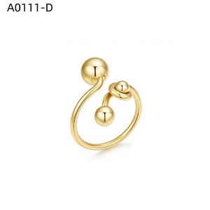 Anillo de moda Amy Amy A0111, chapado en plata 925, forma de bola, estilo moderno para mujer, uso diario, regalo, joyería - Product Image 2