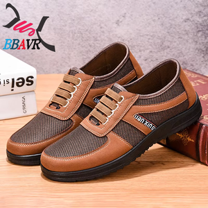 Chaussures de sport pour hommes personnalisées OEM, légères, respirantes, à lacets, antidérapantes, avec doublure en mesh pour le printemps et l'automne - Product Image 1