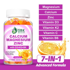Private Label Calcium Magnesium Zinc Gummies with Multivitamins Immune Support Mineral Gummies <b>Supplement</b> - Product Image 3