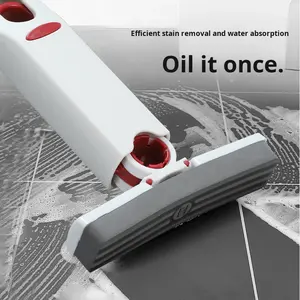 Mini Mopa Portátil Autoexprimible con Mango Plegable, Alta Deshidratación, Absorción Rápida, Mopa Húmeda para Pisos, Cocina, Vajilla, Escritorio - Product Image 2