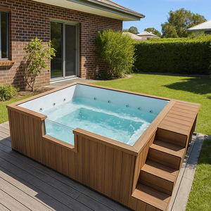 Piscina contenedor con terraza, piscina transparente, piscina de 20 pies, piscina para perros, piscina de hielo, piscina con columpio - Product Image 4