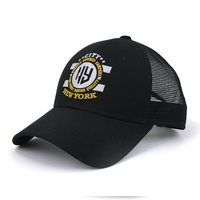 Gorra Trucker Personalizada de 5 Paneles con Bordado del Logotipo de Nueva York, Gorra Deportiva para Hombre, Venta al Por Mayor