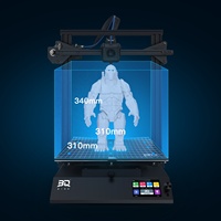 Imprimante 3D BiQU Wholesale Bigtreetech avec réglage automatique de l'écran, kit d'imprimante 3D 310*310*340mm, extrudeuse FDM