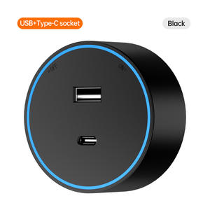 Aota <span class=keywords><strong>Adapter</strong></span> ABS Britse multifunctionele driepolige Italiaanse/Duitse Amerikaanse 5-aansluitingen 10A Industriële kwaliteit USB Type-C-poort - Product Image 5