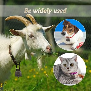 Campanas Vaqueras Metálicas Retro al por Mayor con Sonido Nítido, Logotipo Personalizable Imprimible, Campanas <span class=keywords><strong>de</strong></span> Bronce para Decoraciones Navideñas y Accesorios para Mascotas - Product Image 6