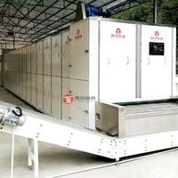 Machine de traitement des chips de konjac et de manioc séchés Shouchuang OEM avec contrôle PLC, sécheuse de légumes konjac, porang et manioc