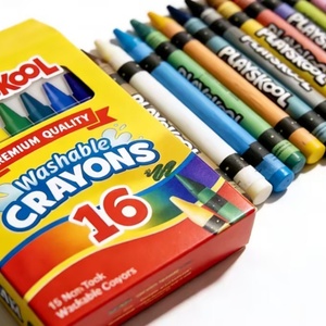 Crayones Escolares para Niños, Material de Oficina, 16 Piezas, Lavables, de Cera, de Primera Calidad, Gran Venta - Product Image 3