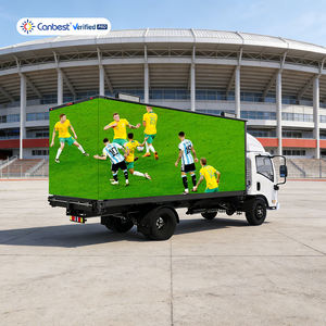 Boîte d'affichage LED extérieure Canbest, écran LED mobile pour camion, panneau publicitaire, écran <span class=keywords><strong>vidéo</strong></span> LED, boîte d'affichage montée sur camion pour camion en extérieur - Product Image 1