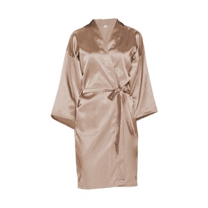 Robes <span class=keywords><strong>de</strong></span> demoiselle d'honneur vêtements <span class=keywords><strong>de</strong></span> nuit pour femmes Robes soie <span class=keywords><strong>De</strong></span> Marie Courte En Satin Robe <span class=keywords><strong>de</strong></span> nuit Satin mariée - Product Image 6