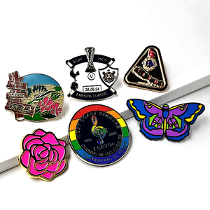 Diseño personalizado broche magnético ropa Logo Metal solapa pines fabricante móvil para sombrero insignia Metal esmalte Pin - Product Image 6