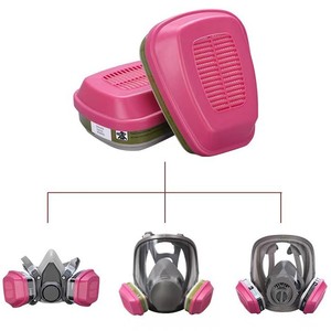 60923 Pelindung Pernapasan Multi Gas <span class=keywords><strong>Filter</strong></span> P100 Grup Karbon Aktif Katalis Cocok untuk Masker <span class=keywords><strong>Respirator</strong></span> - Product Image 6