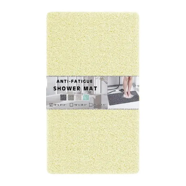 Factory Wholesale No Suction Cups Non Slip Shower Mat for Bathroom