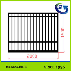 La chine A Fait la Porte En Fer Forgé Porte En Fer Brut Clôture - Product Image 2