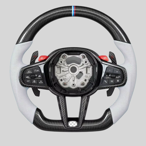 Volant en fibre de carbone personnalisé, adapté aux modèles <span class=keywords><strong>BMW</strong></span> G20/G28/G30/G32/G38/G11/G12/G05/G01/G02 - Product Image 6