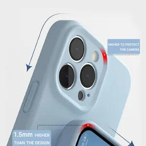 Großhandels preis Original Liquid Silicone Handy taschen Fall für iPhone 12 13 14