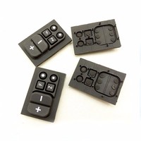 Tapis de remplacement en silicone pour clé télécommande à 3 boutons avec service de découpe pour Kia/Renault Laguna/PSA Peugeot Citroën/BMW