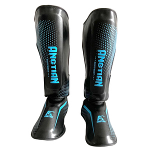 Espinilleras de Kickboxing Muay Thai, protección de empeine de boxeo MMA, protector de pie de pierna para artes marciales, combate, BJJ, Equipo de Boxeo - Product Image 1