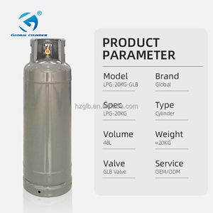 <span class=keywords><strong>LPG</strong></span>-Gasflaschen Größen 19KG 20KG 21KG 48LBS 50LBS 100 Lbs Nachfüllbare Leere <span class=keywords><strong>LPG</strong></span>-Gasflaschen für Zentralamerikanische Haushaltsküchen - Product Image 2
