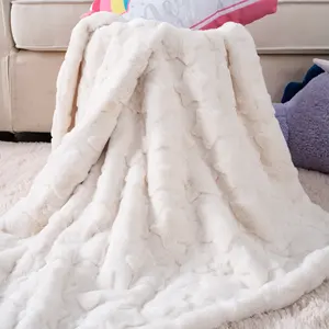 Cobertor de bebê bonito super macio, personalizado, branco, caspa, jogar, cobertor, dupla face, joelho, cobertor para bebê, para o inverno