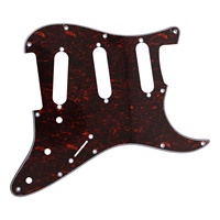 Offre Spéciale de haute qualité ST SSS guitare électrique chargé pré-câblé Pickguard ramassage panneau métallique ramassage tortue rouge