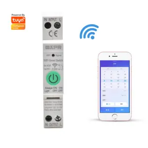GXPR GXB1-63 Relay Wifi Smart MCB 1P 2P 40A WIFI Timer Remote intelligent 6KA Circuit Breaker control switch nonenergy meter mcb