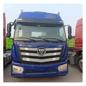 factory price 2019 Foton Auman ETX diesel oil second hand Large Lorry truck tractor head
