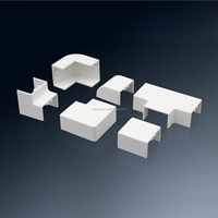 Pelindung Kabel PVC Internal Angle Fitting, Anti UV, Tahan Api, Bebas Halogen, untuk Perlindungan Kabel Listrik