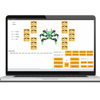 JetHexa Python Programación Profundidad Cámara AI Vision Hexapod Spider Jetson Nano ROS Robot Kits robóticos educativos para la universidad