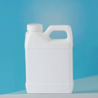 Bouteille de détergent à lessive en plastique HDPE 16oz 500ml avec pompe F-Style, récipient sans BPA pour acétone, acrylique, liquide monomère