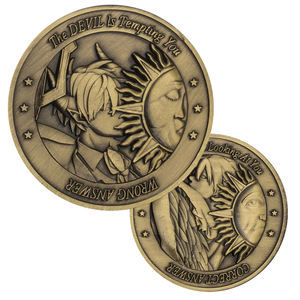 Angelo e demone gioco moneta <span class=keywords><strong>verità</strong></span> o osare medaglia creativa Souvenir giocattolo da collezione moneta per divertimento o regalo - Product Image 1