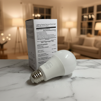 Ampoules LED E26 120V sans scintillement, compatibles avec la plupart des variateurs de lumière muraux triac à coupure de phase des États-Unis
