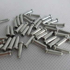 ฝาครอบสายเบรกจักรยาน อลูมิเนียมสีเงิน คลิปหนีบสายเกียร์ สำหรับอุปกรณ์เสริมจักรยานเสือภูเขา - Product Image 2