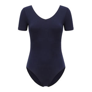 Body da ginnastica per danza classica a manica corta da donna abiti da ballo per ragazze abiti da ballo per allenamento da ballo <span class=keywords><strong>abbigliamento</strong></span> da <span class=keywords><strong>Ballerina</strong></span> - Product Image 4