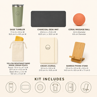 Coffret Cadeau Bien-être pour Employés : Kit de Bienvenue d'Entreprise Personnalisé avec Logo pour Achat en Gros et Événements
