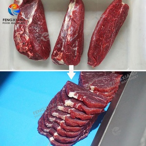 Machine de découpe automatique de viande congelée FKP-25, machine de découpe de steak de bœuf congelé - Product Image 4