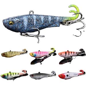 Luac – leurres souples en plastique de 65mm, 85mm, yeux 3D, VIB, VIB, pour la pêche, nouveauté, vente en gros - Product Image 3