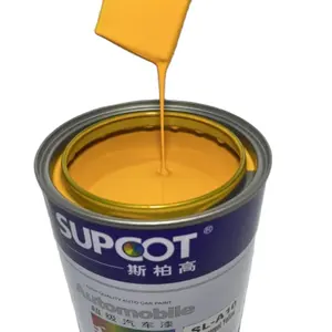 High Quality Acrylic 1K Transparent Yellow Color Coating Best Base Coat Auto Spray Paint Car Refinish Paint Car Coating