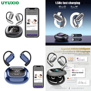 Slimme AI-vertaler oordopjes 144 talen draadloze open-oor <span class=keywords><strong>headset</strong></span> real-time spraakvertaler met uitstekende <span class=keywords><strong>audio</strong></span>-output - Product Image 1