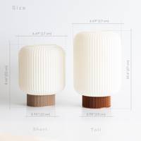 Lampe de table LED rechargeable décorative d'art moderne, lumière douce et chaude pour la décoration de salon, de mariage et de chambre à coucher, alimentation secteur E14 E26