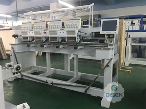 New 4 <b>Head</b> Computerized Cap Embroidery Machine Motor Automatic Thread Trimmer Color Change 10" LCD Display Home Use - Product Image 3