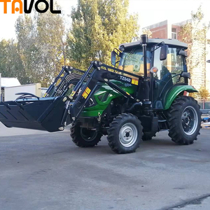 Tractor 4x4 de 30hp, 50hp, 55hp, Modelo 554, con Retroexcavadora Frontal TZ04D y Excavadora Trasera LW6, con Certificación CE - Product Image 5