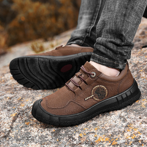 Suministro de fábrica Precio al por mayor Zapatos de cuero genuino Trekking Hombres Zapatos Impermeables Zapatos de senderismo al aire libre - Product Image 4