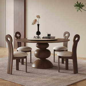 Tavolo da Pranzo Contemporaneo di Lusso Minimalista ed Elegante, Arredamento Moderno <span class=keywords><strong>per</strong></span> Soggiorno con Gambe in Metallo <span class=keywords><strong>per</strong></span> Hotel, Scuola, Villa - Product Image 4