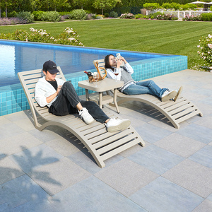 Modernes Design Aluminium Garten Pool Lounge Stühle Outdoor Strand terrasse Liegende Sonnen liegen aus Aluminium legierung - Product Image 1