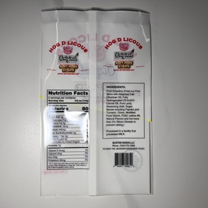 Wholesale Custom Mid-seal Bags of Potato Chips Nuts <strong>Cookies</strong> Fudge Pecans <strong>Protein</strong> Powder Snack Packaging sealed logo Storage Bags - Product Image 2
