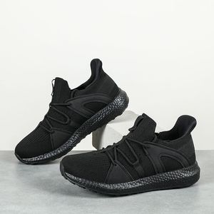 Chaussures d'entraînement noires pour pompiers, semelle extérieure en EVA, maille respirante, chaussures de sport de course en plein air, talon bas, épaisseur standard - Product Image 1