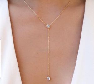 Collar de Plata de Ley 925 con Baño de Oro de 18k y Moissanita DEF de 1 Quilate de Messi Jewelry - Product Image 1