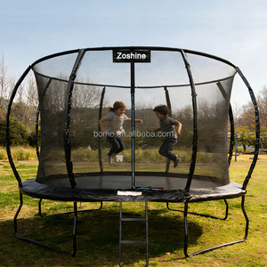 Trampolines Zoshine, trampoline rond de 10 pieds pour l'extérieur, grande taille personnalisée de 6 à 16 pieds, trampoline de loisirs avec filet de sécurité - Product Image 4
